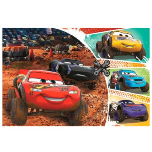 Trefl Puzzles - 60 - Lightning McQueen with friends