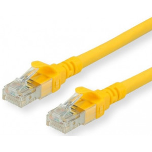 UTP Cat.5e Patch cord, 0.25m, Yellow