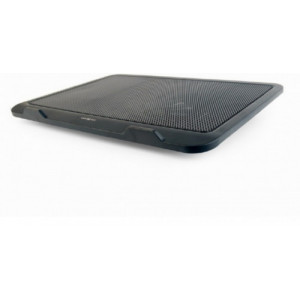 Gembird  ACT-NS151F, Notebook cooling stand, up to 15.6", LED backlight in fans, Large 12 cm cooling fan, 1000 RPM (± 10 %), Black