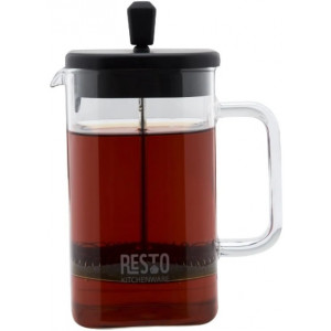 French Press Coffee Tea Maker RESTO 90504, Glass, 1 L, Akzent