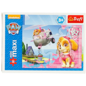 Trefl Puzzles - 20 miniMaxi - Emergency vehicles / Viacom PAW Patrol