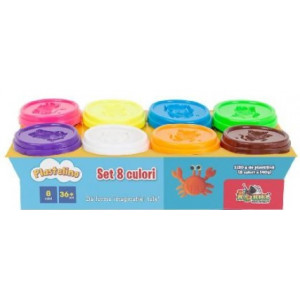 Plastelino-Set 8 culori *140gr