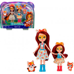 Enchantimals Vulpitele Felicity si Surioara