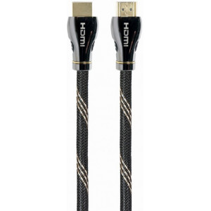 Cable HDMI 2.1  - 2m - Cablexpert CCB-HDMI8K-2M, Ultra High speed HDMI cable with Ethernet, 8K premium series, Supports HDMI 2.1 8K UHD resolutions at 60 Hz,  2 m