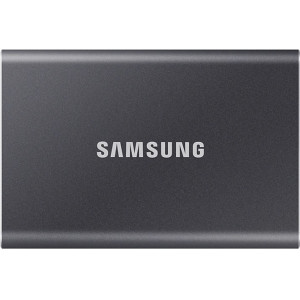 1TB Samsung Portable SSD T7 MU-PC1T0T/WW External SSD, Black, Read 1050 MB/s, Write 1000 MB/s, Shock Resistance, USB 3.2 Gen.2, (SSD extern/внешний SSD)