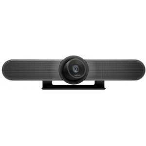 Logitech Video Conferencing System MeetUp, 4K Ultra HD (3840x2160, 30 fps.), 5x HD zoom, 120-degree field of view, 3-microphone speakerphone, 3 camera presets, All-in-one design, Remote control, Bluetooth,USB 2.0/3.0, 960-001102