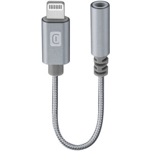 Adapter Lightning to 3.5mm Jack, Cellularline, Gray