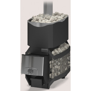 ТЕПЛОДАР Печь-каменка дровяная для бани РУСЬ-СЕТКА-18л  