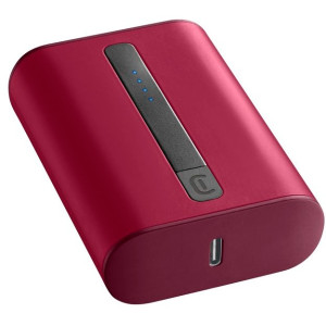 Power Bank Cellularline 10000mAh, PD Thunder, Red