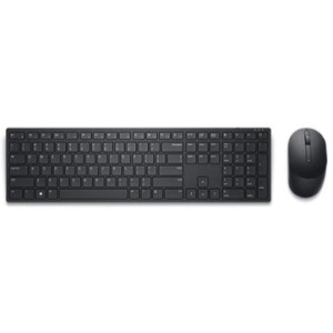 Wireless Keyboard & Mouse Dell KM5221W, Multimedia keys, 2.4Ghz, Russian, White