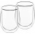Набор чашек Ardesto с двойными стенками