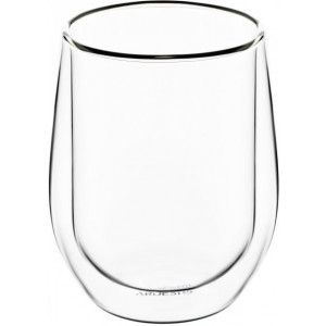 Set чашек Ardesto с двойными стенками, 320 мл, H 11 см, 2 шт, боросиликатное стекло