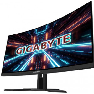 27" GIGABYTE G27QC, Black, Curved-VA,2560x1440,165Hz,FreeSync,1msMPRT,250cd,12M:1,HDR,HDMI+DP,Spkrs