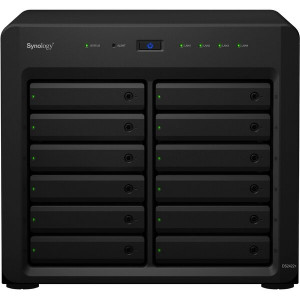 SYNOLOGY DS2422+, 12-bay, AMD Ryzen 4-core 2.2GHz, 4Gb*1+1Slot, 4x1GbE, PCIe