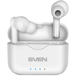True Wireless Earphones SVEN E-701BT, White