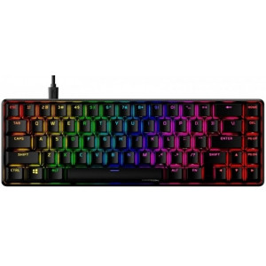 Gaming Keyboard HyperX Alloy Origins 65, Mechanical, TLK, Aluminum body, Red SW, RGB, PBT keys, USB