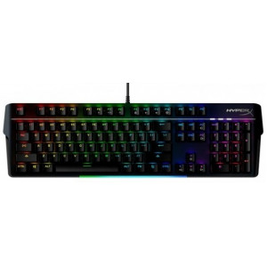 Gaming Keyboard HyperX Alloy MKW100, Mechanical, Aluminum Frame, Wrist rest, Red SW, RGB, USB