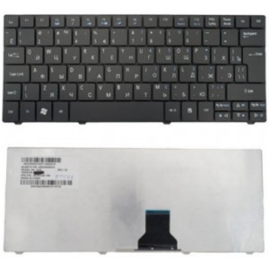 Keyboard Acer Aspire One 721 722 751 752 753 Aspire 1410 1420 TimeLine 1810 1820 1830 Ferrari One 200 Gateway EC14 EC18 LT31 PackardBell Dot-M MR ENG/RU Black