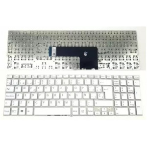 Keyboard Sony SVF15 SVF15A SVF15E w/o frame "ENTER"-small ENG/RU White