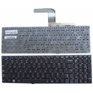 Keyboard Samsung RV509 RV511 RV513 RV515 RV518 RV520 RC508 RC509 RC510 RC511 RC512 RC518 RC520 RC530 RV710 RV711 RV715 RV718 RV719 RV720 w/o frame "ENTER"-small ENG/RU Black