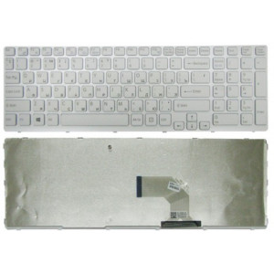 Keyboard Sony SVE15 SVE17 w/frame ENG/RU White