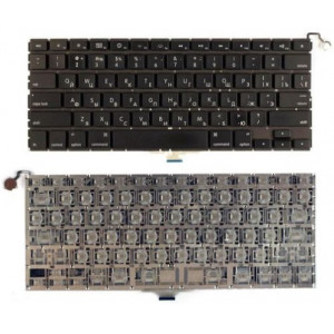 Keyboard Apple MacBook Air 13" A1237 A1304  w/o frame "ENTER"-big ENG/RU Black