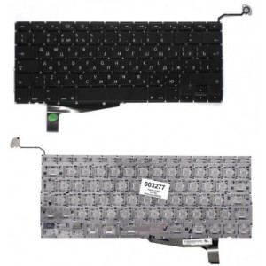 Keyboard Apple Macbook Pro 15" A1286 (2008) w/o frame "ENTER"-small ENG/RU Black