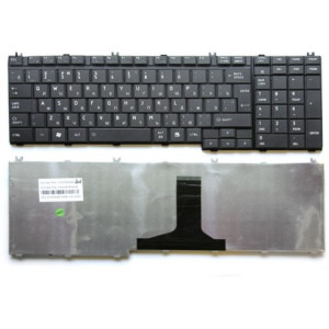 Keyboard Toshiba Satellite L500 L505 L550 L555 A500 A505 P500 P505 Qosmio X500 ENG/RU Black