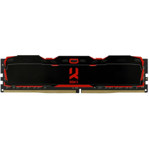 8Gb DDR4-3200 GOODRAM Iridium X, PC25600, CL16, Latency 16-18-18, 1.35V, 1024x8, Aluminium BLACK heatsink