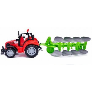 Farmer Toys - Tractor si plug cu lum. si sun.