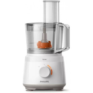 Food Processor Philips HR7320/00, 800W power output, bowl 2.1L, whisk, blender 1.5L , 3 speed levels, white
