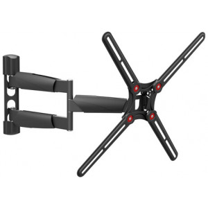 Wall Mount Barkan BM343LP Black 13"-65" Full Motion, max.40kg, VESA mm: up to 400x400mm