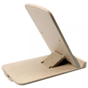 Incarcator wireless birou Tellur Green, certificat Qi, input port - Type-C, Ecomaterial - Wheat straw fiber 35% + 65% ABS, 15W, pliabil, crem TLL151311