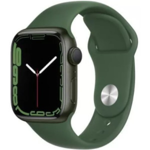 Apple Watch  Series 7 GPS 41mm Green Aluminum Case with Clover Sport Band (MKN03)