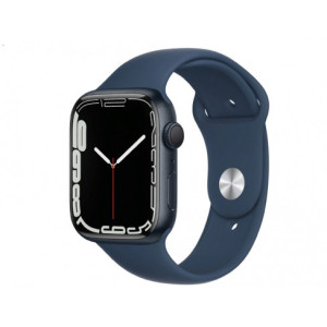 Apple Watch Series 7 41mm MKN13 GPS Blue Aluminium Case with Abyss Blue Sport Band 