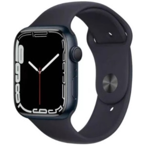 Apple Watch Series 7 45mm MKN53 GPS Midnight Aluminum Case With Midnight Sport Band