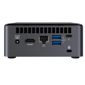 Mini PC (Barebone) Intel® NUC Kit NUC11ATKC2 (Intel® Celeron N4505 2C/2T, 2.0-2.9GHz, 2x SO-DIMM DDR4-2933(max 32GB), 1xM.2 SSD, Intel® HD Graphics, 1xHDMI, 1xDP, 1xStereo 1xMic Jack, SD CardReader, 2xUSB 3.2 Gen2, 2xUSB 3.2, 1xGbE LAN, WiFi AC /BT5.0, IR
