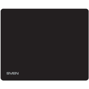 Mouse Pad SVEN MP-01, 220 x 180 x 1.5 mm, Fabric surface, Rubbered non-slip bottom, Black