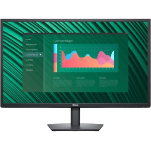 27" DELL E2723H, Black, IPS, 1920x1080, 60Hz, 5ms, CR100:1, 300cd, D-Sub+DP