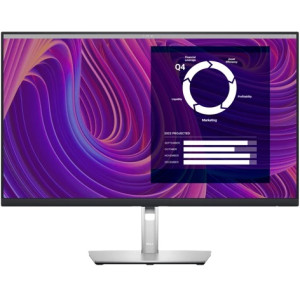 27" DELL P2723D, Silver, IPS, 2560x1440, 60Hz, 5ms, CR1000:1, 350cd, HDMI+DP+USB, Pivot