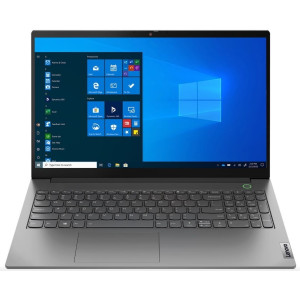 Lenovo ThinkBook 15 G3 ACL Grey - 15.6" FHD IPS AG 300 nits (AMD Ryzen 5 5500U, 8GB DDR4 Soldered + 1 slot free, 256GB SSD M.2 2242 PCIe NVMe, AMD Radeon Graphics, WiFi6 11ax 2x2 + BT5.1, LAN, 2хUSB-C 3.2 G2, HDMI, LAN, CR, FPR, HD CAM, Backlit KB, 45Wh B