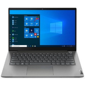 Lenovo ThinkBook 14 G3 ACL Grey - 14.0" FHD IPS AG 300 nits (AMD Ryzen 5 5500U, 8GB DDR4 Soldered + 1 slot free, 256GB SSD M.2 2242 PCIe NVMe, AMD Radeon Graphics, WiFi6 11ax 2x2 + BT5.1, LAN, 2хUSB-C 3.2 G2, HDMI, LAN, CR, FPR, HD CAM, Backlit KB, 45Wh B