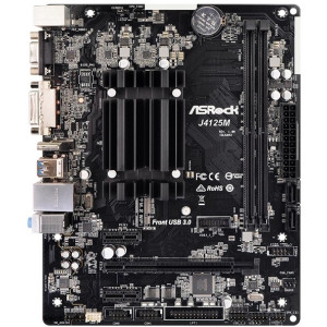 Материнская плата ASRock J4125M (Celeron GEMINI LAKE Quad-Core J4125/2xDDR4/2xSATA3, mATX)