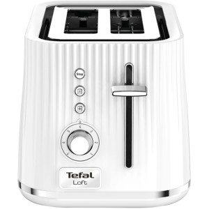 Toaster Tefal TT761138, 850W, 2 slices of toast, temperature control 7 levels, regulation toasting, white