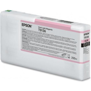 Ink Cartridge Epson T9136, Vivid Light Magenta, 200ml, C13T913600