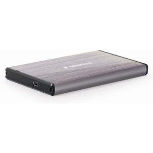 2.5" SATA HDD External Case miniUSB3.0, Aluminum Light-Grey, Gembird EE2-U3S-3-LG