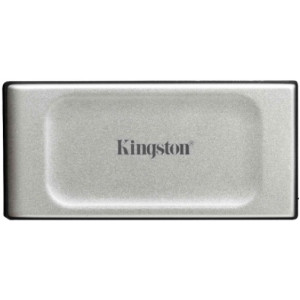 2.0TB Kingston Portable SSD XS2000 Silver, USB-C 3.2 (69.5x32.6x13.5mm, 28.9g, R/W:2K/2K MB/s)