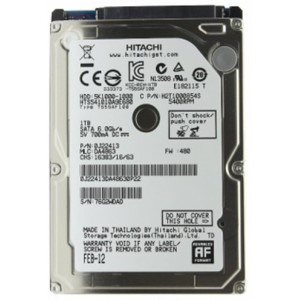 2.5" HDD 750GB  Hitachi Travelstar 5K1000, 5400rpm, 8MB, 9.5mm, SATAIII (HTS541075A9E680), NP