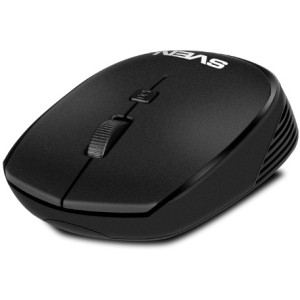 Wireless Mouse SVEN RX-210W, Optical, 800-1400 dpi, 4 buttons, Ambidextrous, 1xAA, Black