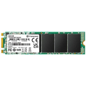 .M.2 SATA SSD  500GB Transcend TS500GMTS825S [80mm, R/W:530/480MB/s, 55K/75K IOPS, 180 TBW, 3DTLC]
